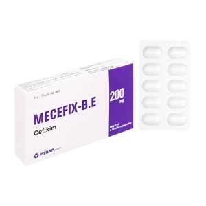 Mecefix-B.E 200mg Merap 2 vỉ x 10 viên Mecefix-B.E 200mg Merap 2 vỉ x 10 viên