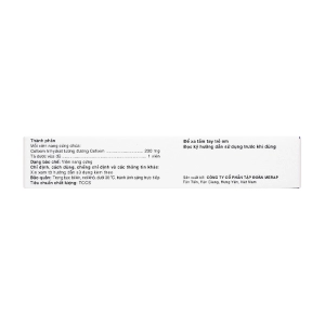 Mecefix-B.E 200mg Merap 2 vỉ x 10 viên Mecefix-B.E 200mg Merap 2 vỉ x 10 viên