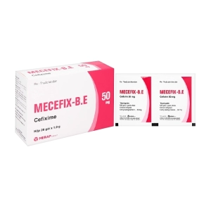 Mecefix-B.E 50mg Merap 20 gói x 1g Mecefix-B.E 50mg Merap 20 gói x 1g