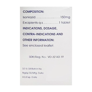 Meko INH 150 Mekophar 100 viên (Isoniazid)