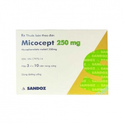 Thuốc Micocept 250mg, Hộp 30 Viên Thuốc Micocept 250mg, Hộp 30 Viên