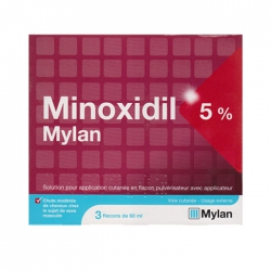 Minoxidil Mylan 5%, 3 Lọ x 60ml Minoxidil Mylan 5%, 3 Lọ x 60ml