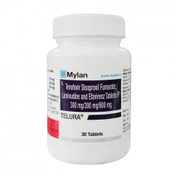 Telura 300mg/300mg/600mg Mylan, Hộp 30 viên