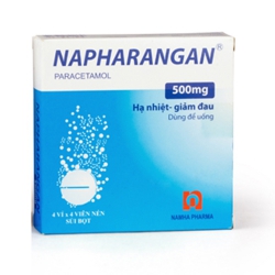 Thuốc Napharagan Nam hà, Hộp 16 viên