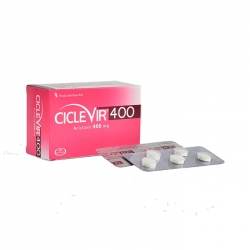 Aciclovir 400mg Glomed 10 vỉ x 5 viên - Thuốc kháng virus