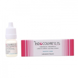 Thuốc nhỏ mắt chống viêm sau phẫu thuật Indocollyre 0.1%
