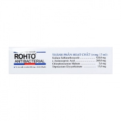Thuốc nhỏ mắt Rohto Antibacterial 13ml Thuốc nhỏ mắt Rohto Antibacterial 13ml