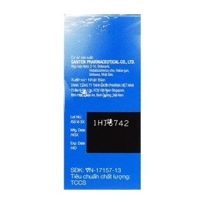 Sanlein 0.1% Santen 5ml (Natri hyaluronat)