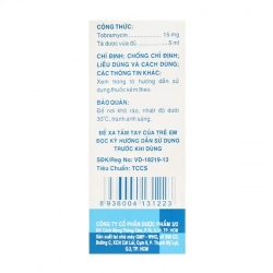 Thuốc nhỏ mắt Tobcol 5ml F.T.PHARMA Thuốc nhỏ mắt Tobcol 5ml F.T.PHARMA