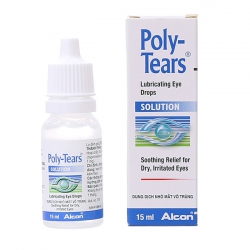 Thuốc nhỏ mắt trị khô mắt Polytears 15ml Thuốc nhỏ mắt trị khô mắt Polytears 15ml