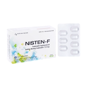 Nisten-F 7.5mg Davipharm 4 vỉ x 7 viên (Ivabradine)