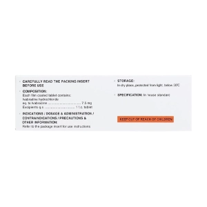 Nisten-F 7.5mg Davipharm 4 vỉ x 7 viên (Ivabradine)