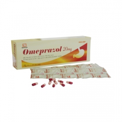 Thuốc Omeprazole 20mg Nadyphar, Hộp 100 viên, vỉ xé