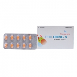 Thuốc Philbone-A Calcitriol 0,25mcg, Hộp 50 viên