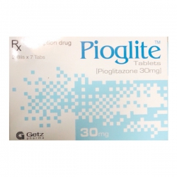 Thuốc Pioglite 30mg, Hộp 2 vỉ x 7 viên