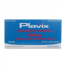 Plavix 300mg Sanofi, Hộp 30 viên