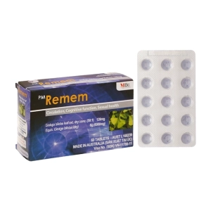 PM Remem 120mg 4 vỉ x 15 viên (Ginkgo biloba)