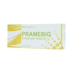Thuốc Pramebig, Esomeprazole  20mg, Hộp 20 viên