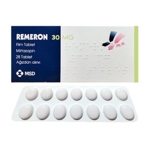 Remeron 30mg MSD 2 vỉ x 14 viên (Mirtazapine)