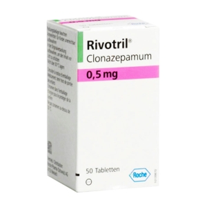 Rivotril 0.5mg Roche lọ 50 viên (Clonazepam)