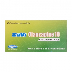 Savi Olanzapine 10 Savipharm 3 vỉ x 10 viên (Olanzapine)