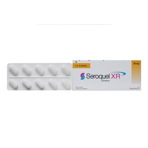Seroquel XR 50mg Astra Zeneca 3 vỉ x 10 viên (Quetiapine)