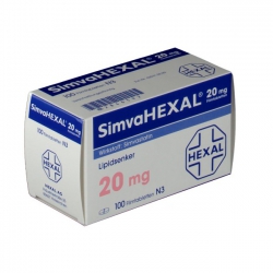 Thuốc SimvaHEXAL 20mg, Hộp 30 viên