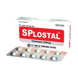 Thuốc SP Lostal, Cilostazol 100mg Shinpoong, Hộp 30 viên Thuốc SP Lostal, Cilostazol 100mg Shinpoong, Hộp 30 viên