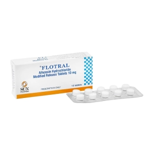 Flotral 10mg Sun Pharma 1 vỉ x 10 viên (Alfuzosin)