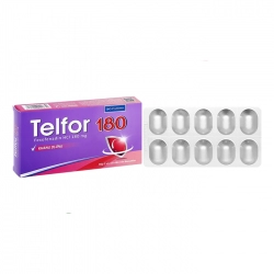 Thuốc Telfor 180mg DHG, Hộp 20 viên Thuốc Telfor 180mg DHG, Hộp 20 viên