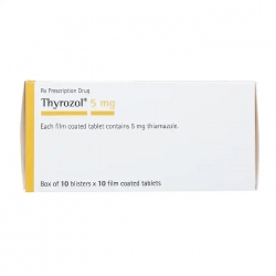 Thyrozol 5mg Merck 10 vỉ x 10 viên Thyrozol 5mg Merck 10 vỉ x 10 viên