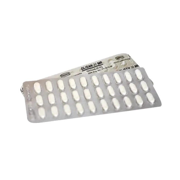 Glisan 30 MR Hasan 10 vỉ x 30 viên Glisan 30 MR Hasan 10 vỉ x 30 viên
