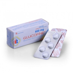 Glucofine 850mg Domesco 4 vỉ x 5 viên - Thuốc tiểu đường 