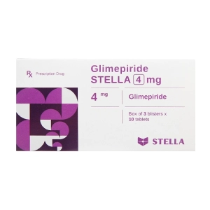 Glimepiride Stella 4mg 3 vỉ x 10 viên Glimepiride Stella 4mg 3 vỉ x 10 viên