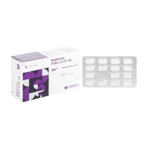 Metformin Stella 850mg 4 vỉ x 15 viên (Metformin)