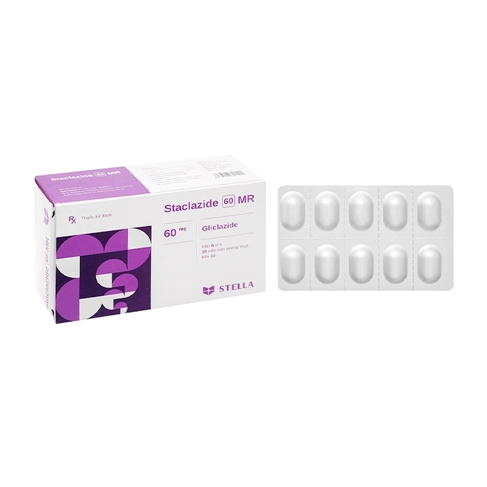 Staclazide 60 MR Stellapharm 6 vỉ x 10 viên