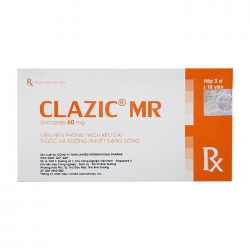 Thuốc tiểu đường United Clazic MR 60mg 30 viên Thuốc tiểu đường United Clazic MR 60mg 30 viên