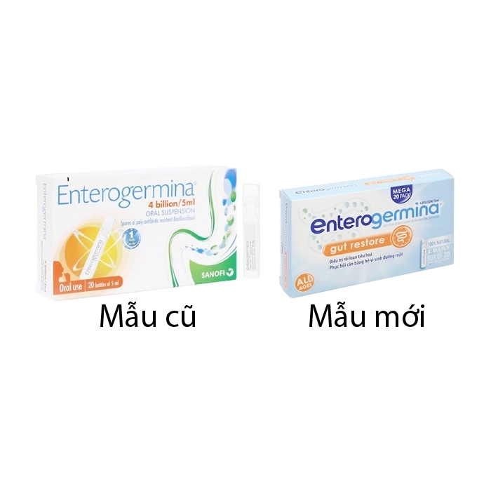 Enterogermina 4 tỷ/5ml Sanofi 20 ống x 5ml