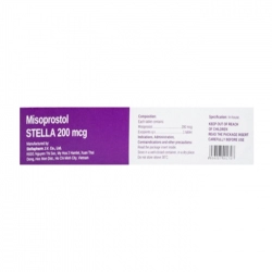 Misoprostol Stella 200mcg 3 vỉ x 10 viên