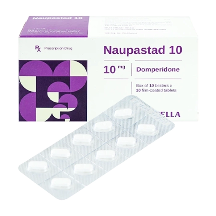 Naupastad 10 Stellapharm 10 vỉ x 10 viên Naupastad 10 Stellapharm 10 vỉ x 10 viên