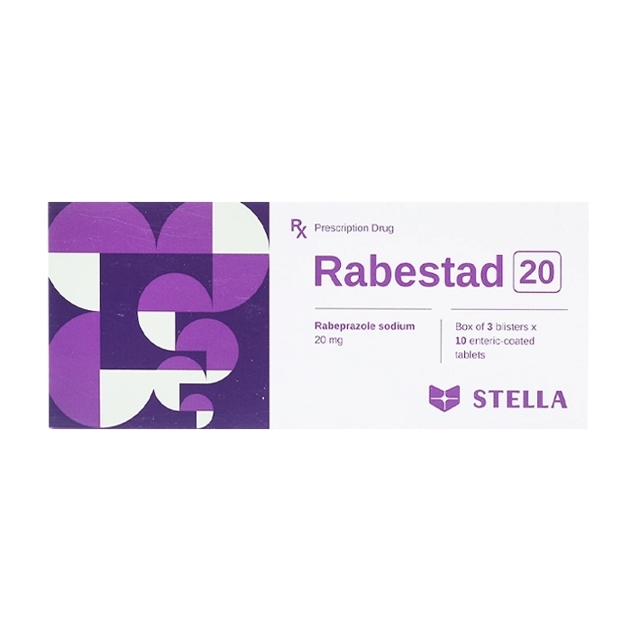 Rabestad 20 Stellapharm 3 vỉ x 10 viên Rabestad 20 Stellapharm 3 vỉ x 10 viên