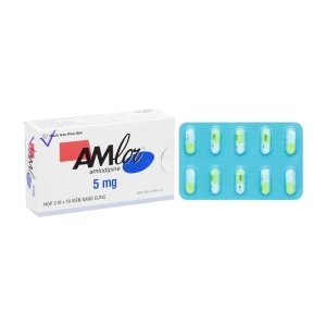 Amlor 5mg Pfizer 3 vỉ x 10 viên