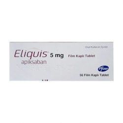 Eliquis 5mg Pfizer 4 vỉ x 14 viên Eliquis 5mg Pfizer 4 vỉ x 14 viên