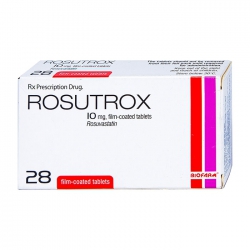 Thuốc tim mạch Biofarm Rosutrox 10mg, Hộp 28 viên