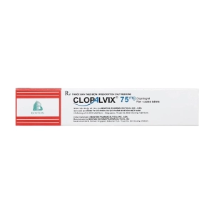 Clopalvix 75mg Boston Pharma 5 vỉ x 14 viên (Clopidogrel)