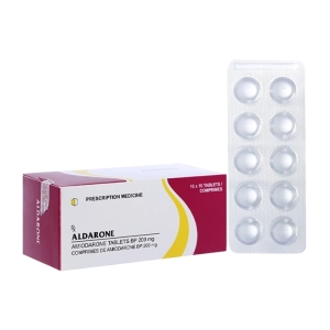 Aldarone 200mg Cadila Pharmaceuticals 10 vỉ x 10 viên (Amiodarone)