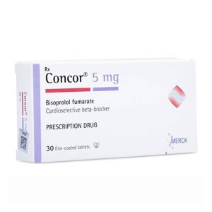 Concor 5mg Merck 3 vỉ x 10 viên (Bisoprolol fumarate)
