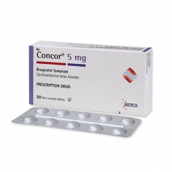 Thuốc tim mạch Concor  5mg, Hộp 30 viên
