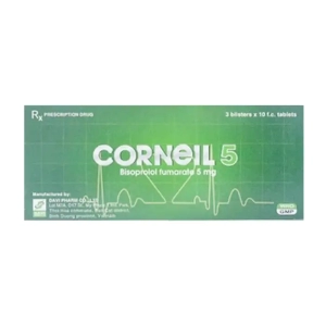 Corneil 5 Davipharm 3 vỉ x 10 viên