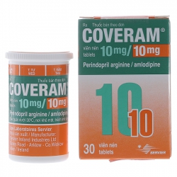 Coveram 10mg/10mg Servier 30 viên